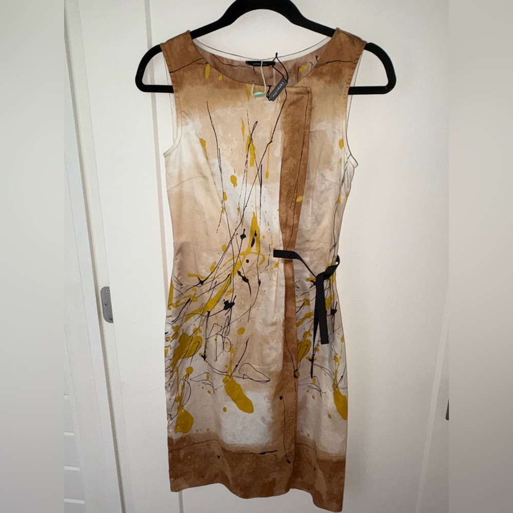 Caractere sleeveless wrap dress sz 2 NWT Made in Italy